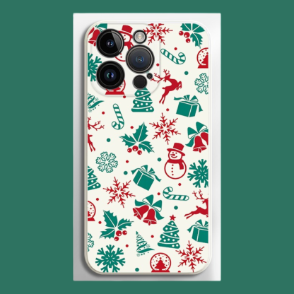 聖誕節液態矽膠全包防摔軟殼-ZUIHANG SHOP