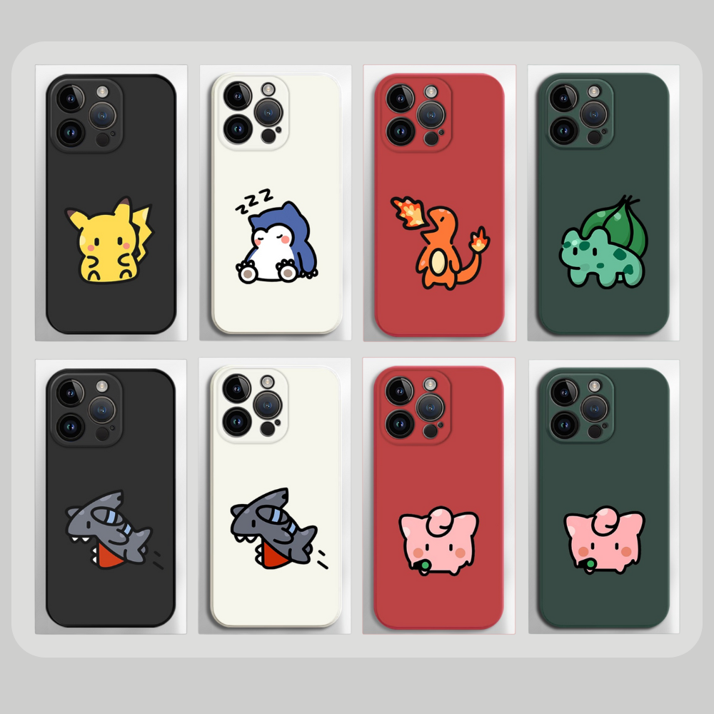 寶可夢液態矽膠全包防摔軟殼-ZUIHANG SHOP