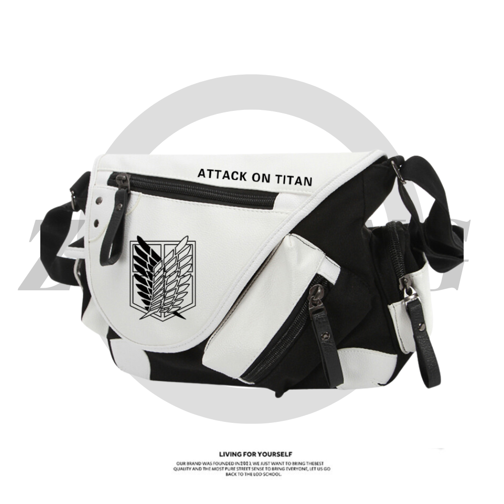進擊的巨人 同人周邊背包 多功能單肩斜挎包-ZUIHANG SHOP