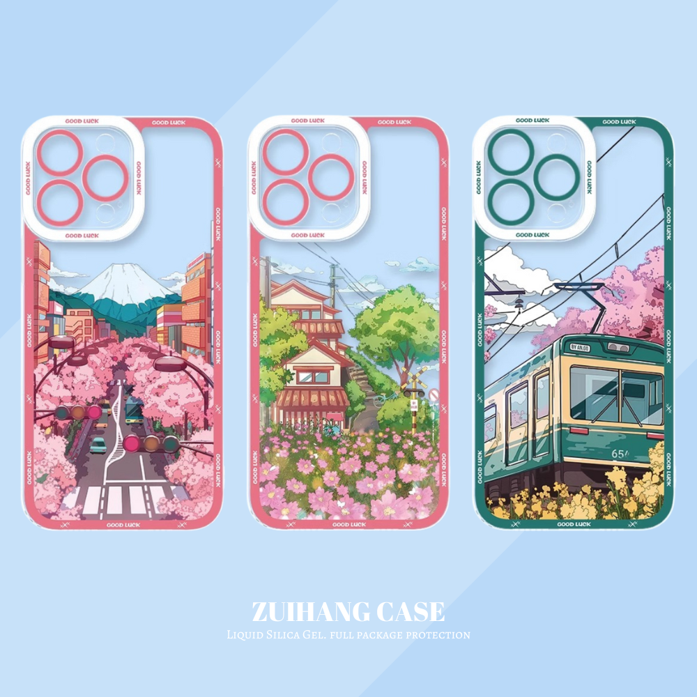 日式風景天使眼透明防摔軟殼-ZUIHANG SHOP