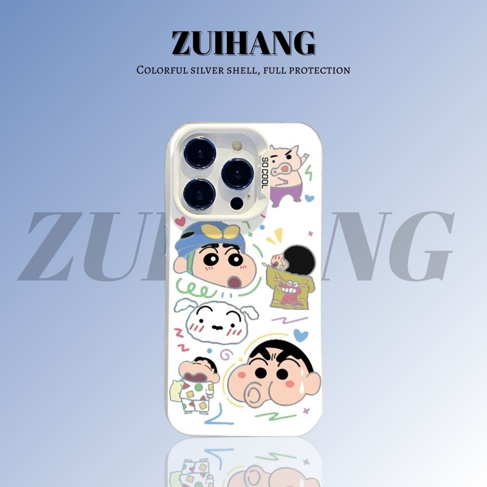 蠟筆小新彩銀防摔手機殼-ZUIHANG SHOP
