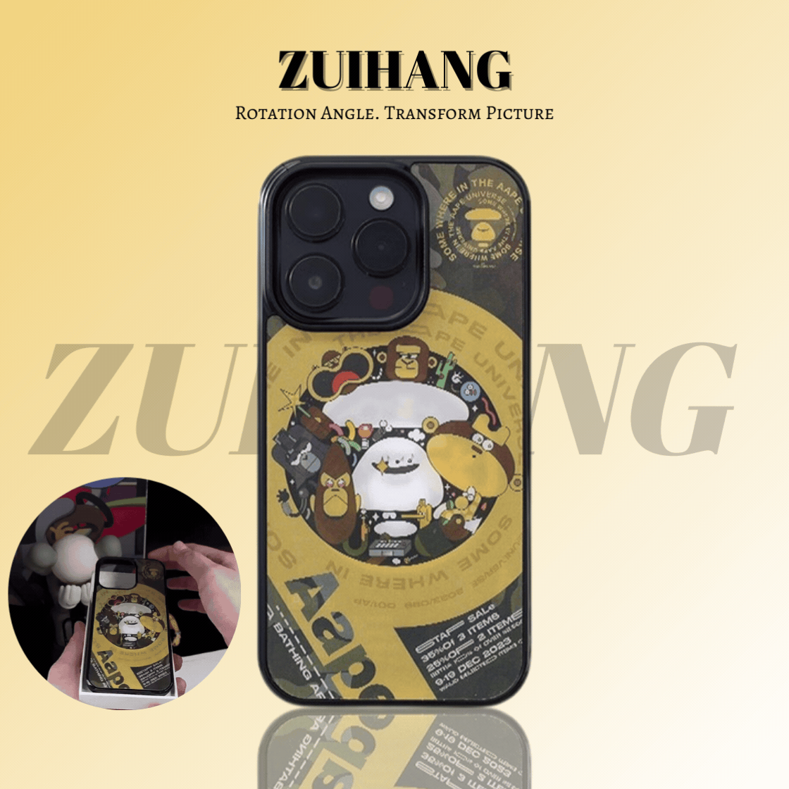 Aape3D幻圖磁吸防摔手機殼