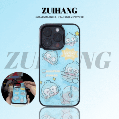 趣味表情小丑魚3D幻圖磁吸防摔手機殼