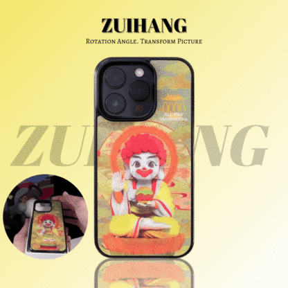 創意搞怪麥當勞3D幻圖磁吸防摔手機殼