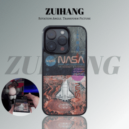 NASA時尚3D幻圖磁吸防摔手機殼