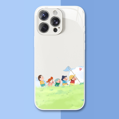 蠟筆小新新款高清全包防摔玻璃殼-ZUIHANG SHOP