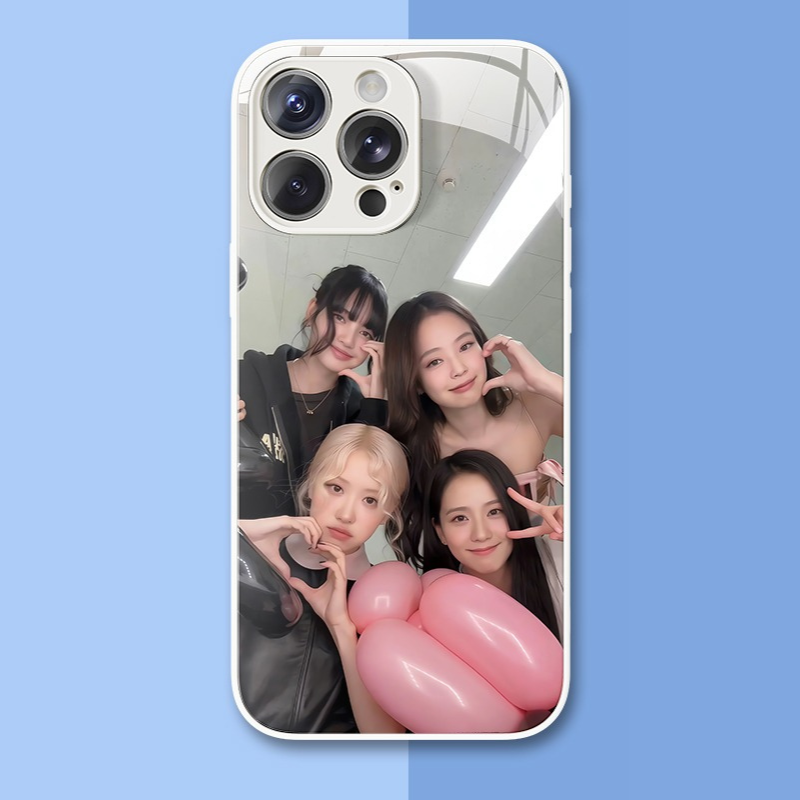 BLACKPINK新款高清全包防摔玻璃殼-ZUIHANG SHOP