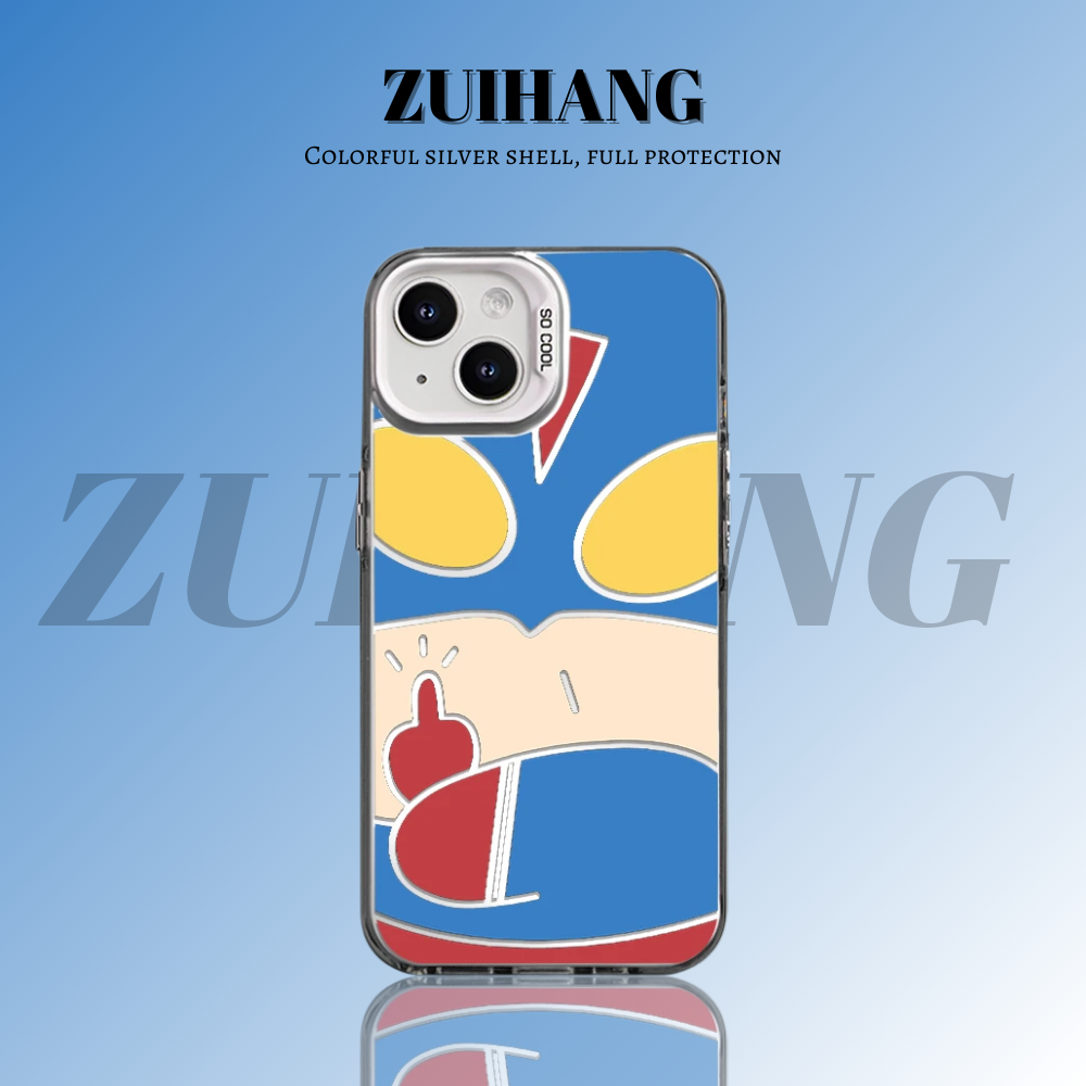 蠟筆小新彩銀防摔手機殼-ZUIHANG SHOP