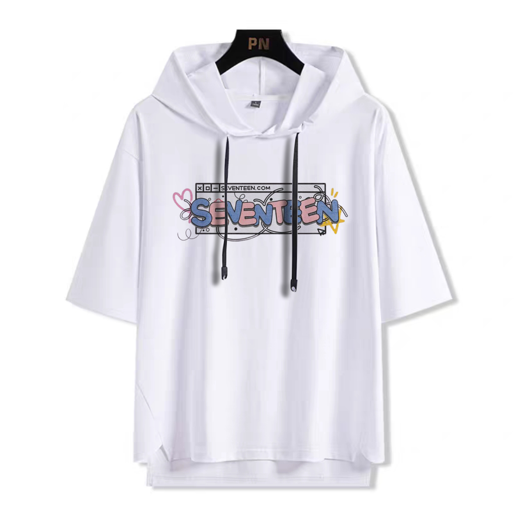 SEVENTEEN 連帽短袖T恤-ZUIHANG SHOP
