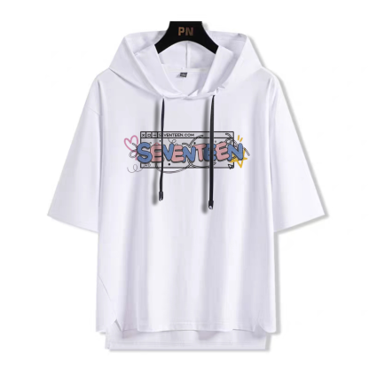 SEVENTEEN 連帽短袖T恤-ZUIHANG SHOP