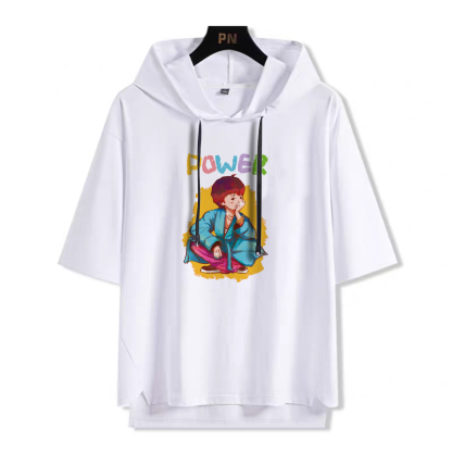 G-DRAGON 權志龍 連帽短袖T恤-ZUIHANG SHOP