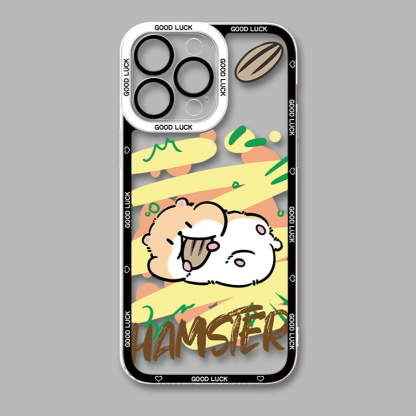 Q版動物天使眼透明防摔軟殼-ZUIHANG SHOP