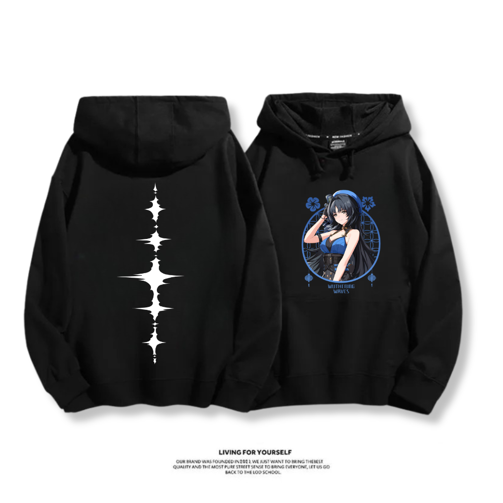 鳴潮新款 親子情侶男女款連帽衛衣