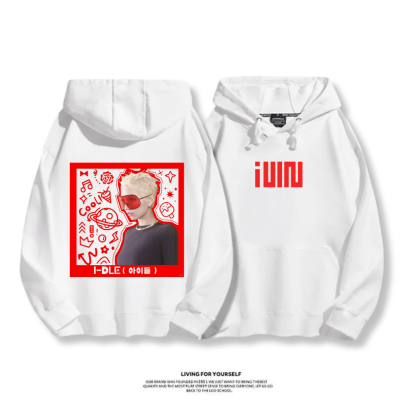 (G)I-DLE 2025秋冬新款 親子情侶男女連帽衛衣
