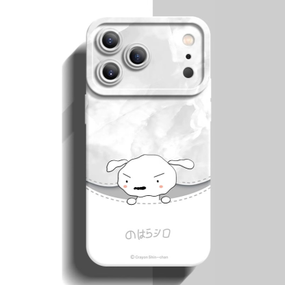 蠟筆小新液態矽膠全包防摔軟殼