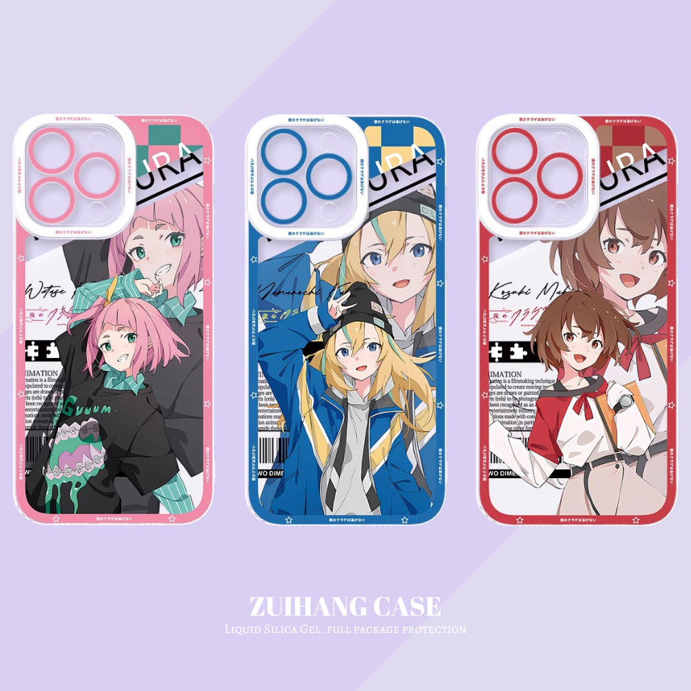 夜晚的水母不會游泳天使眼透明防摔軟殼-ZUIHANG SHOP