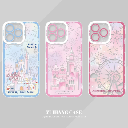 煙花城堡天使眼透明防摔軟殼-ZUIHANG SHOP