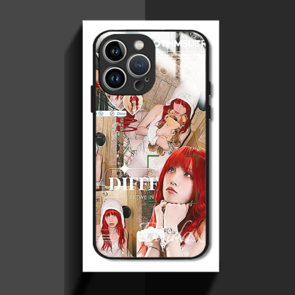 (G)I-DLE新款高清全包防摔玻璃殼