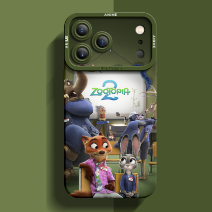 動物方城市液態矽膠全包防摔軟殼