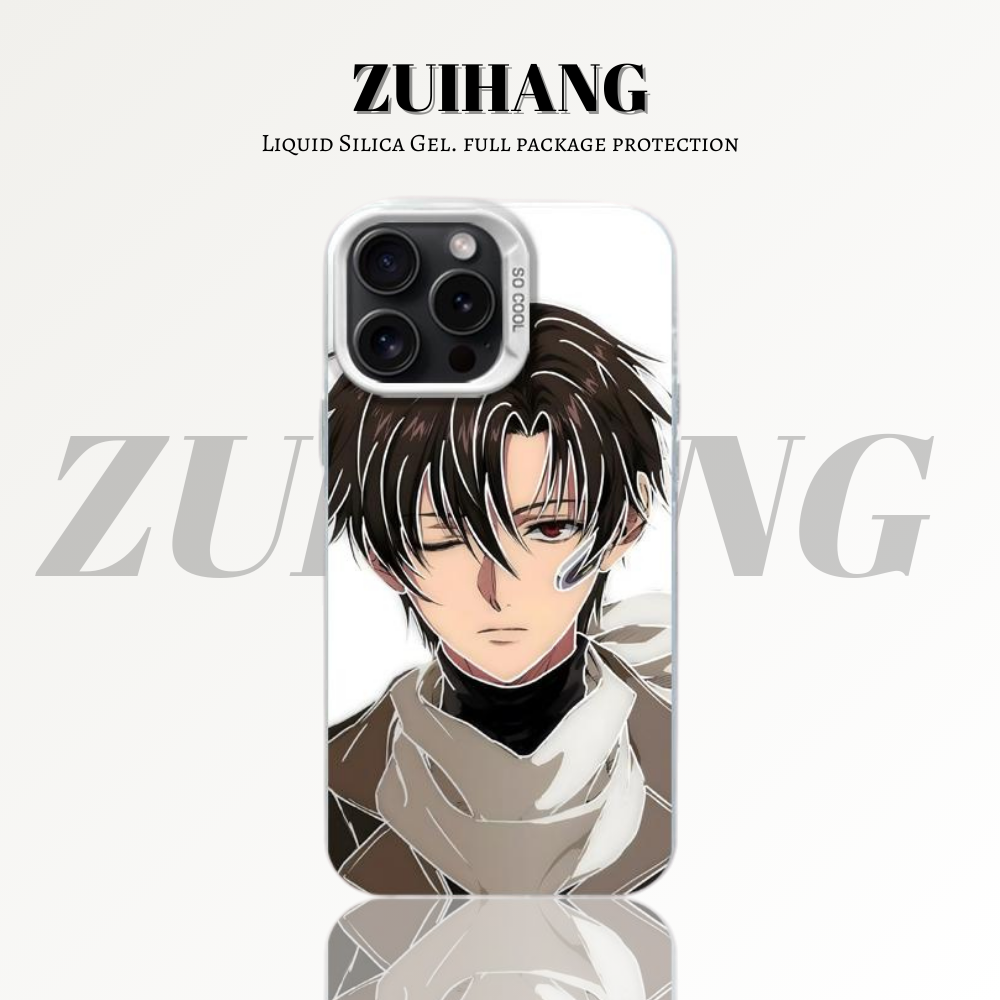 【大集合1.0】動漫彩銀線條漸變防摔手機殼-ZUIHANG SHOP