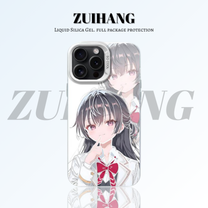 遮羞艾莉彩銀線條漸變防摔手機殼-ZUIHANG SHOP
