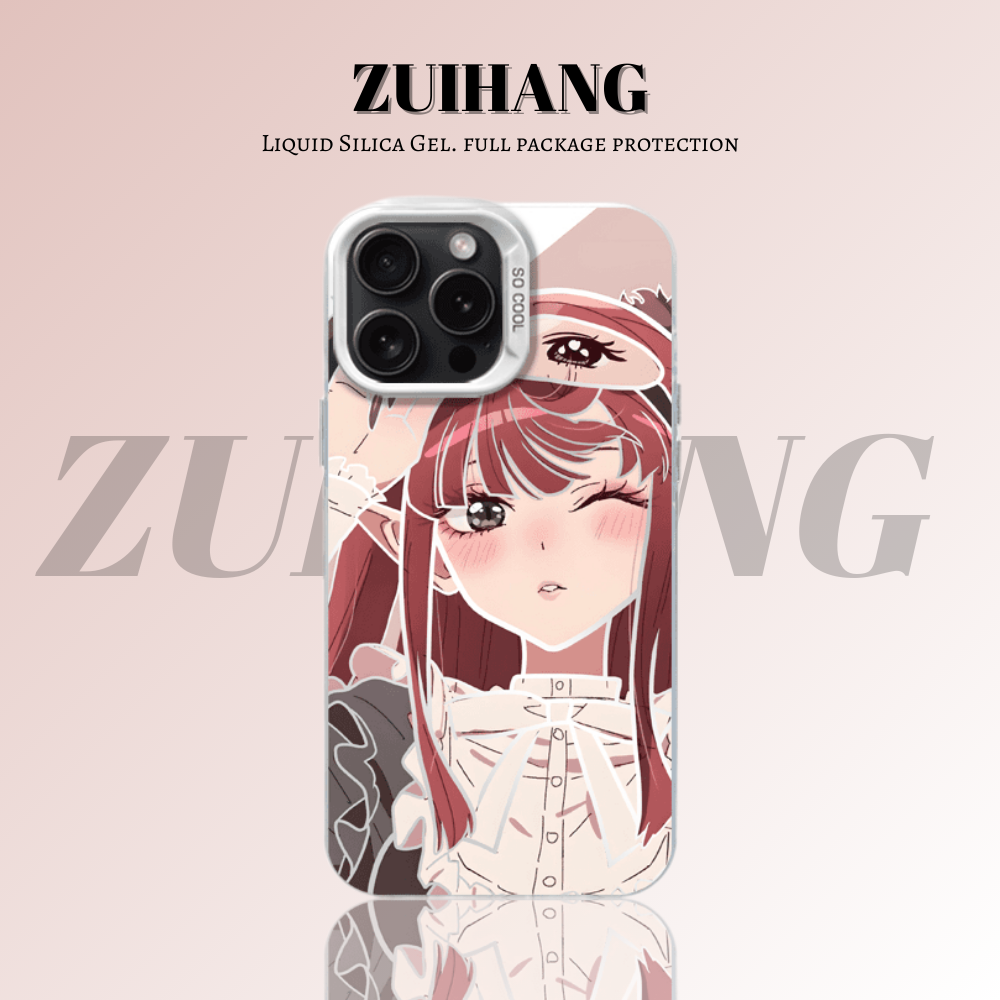 戀上換裝娃娃彩銀線條漸變防摔手機殼-ZUIHANG SHOP