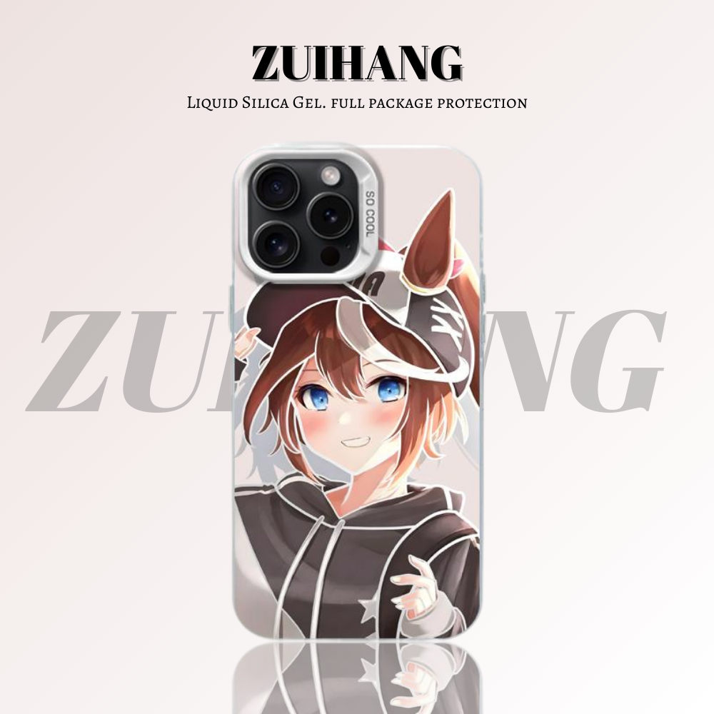 【大集合1.0】動漫彩銀線條漸變防摔手機殼-ZUIHANG SHOP