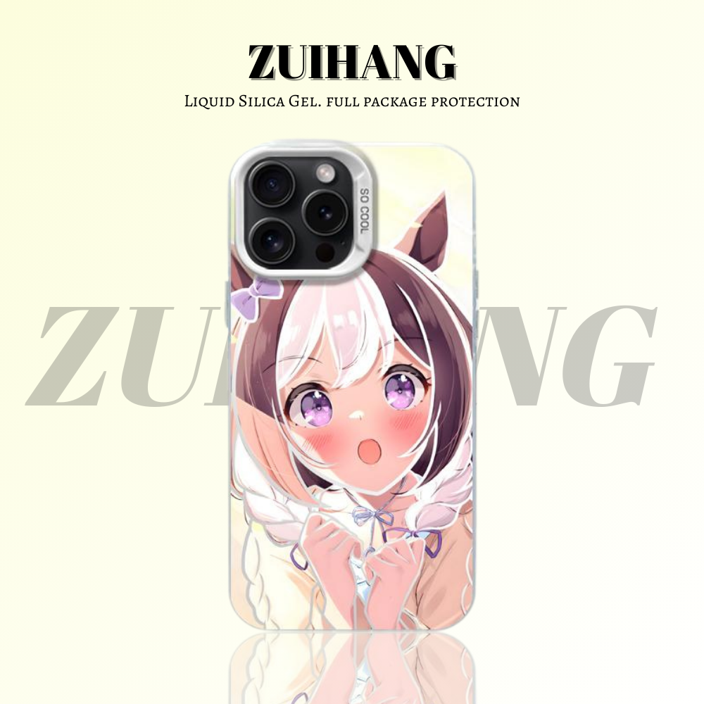 【大集合1.0】動漫彩銀線條漸變防摔手機殼-ZUIHANG SHOP