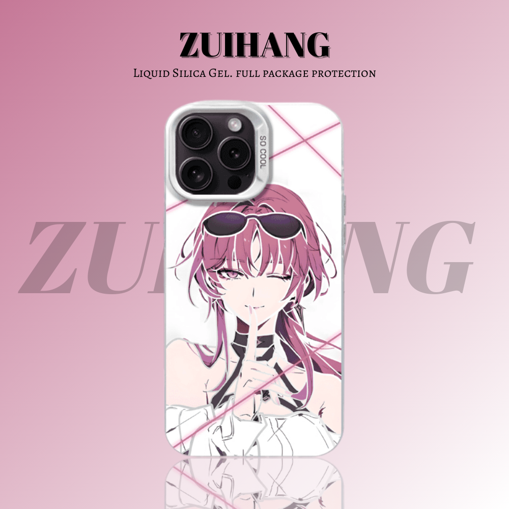 崩壞:星穹鐵道彩銀線條漸變防摔手機殼-ZUIHANG SHOP