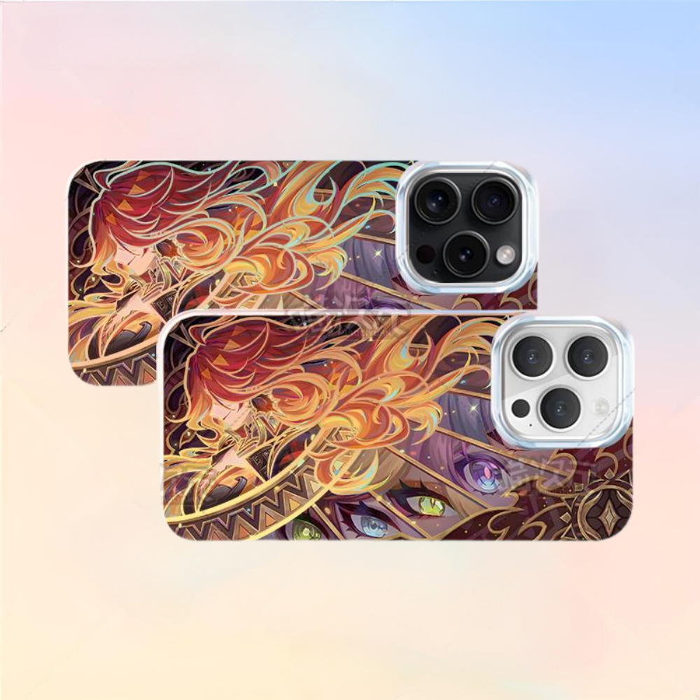 原神極光金漸變防摔手機殼