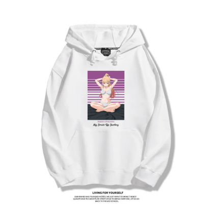 戀上換裝娃娃 秋冬新款 情侶裝連帽衛衣