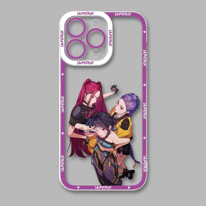 KPOP猎魔女团天使眼透明防摔軟殼