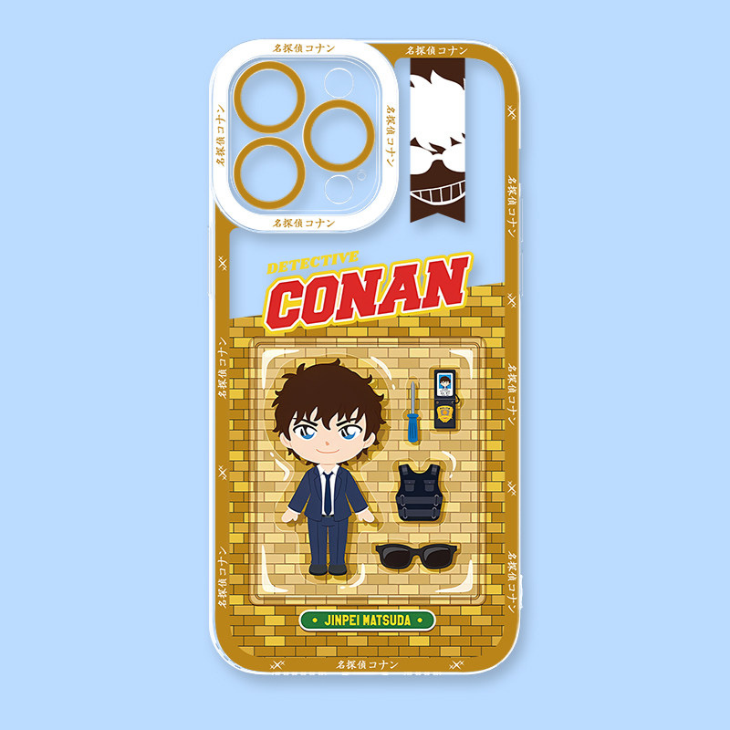 名偵探柯南天使眼透明防摔軟殼