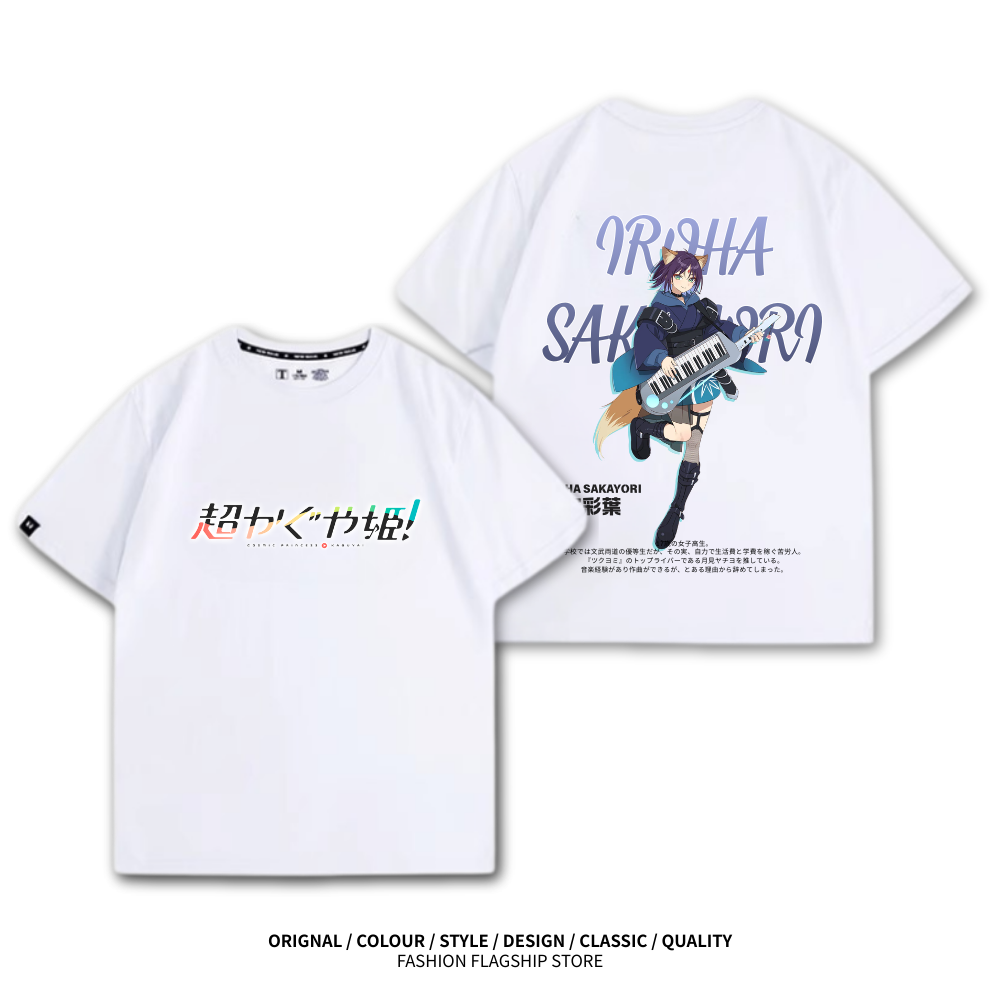 超時空輝耀姬 動漫主題印花短袖T恤