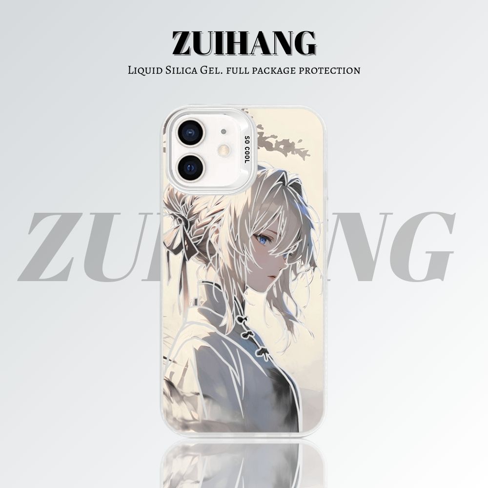 【大集合2.0】動漫彩銀線條漸變防摔手機殼-ZUIHANG SHOP