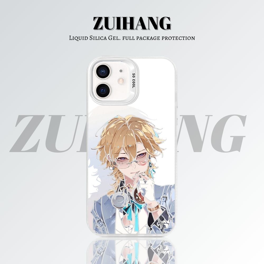 【大集合2.0】動漫彩銀線條漸變防摔手機殼-ZUIHANG SHOP