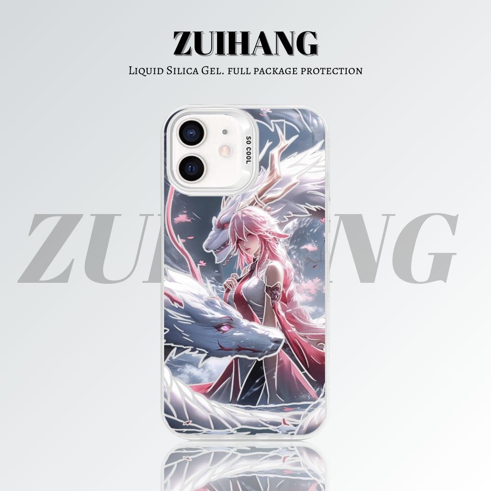 【大集合2.0】動漫彩銀線條漸變防摔手機殼-ZUIHANG SHOP