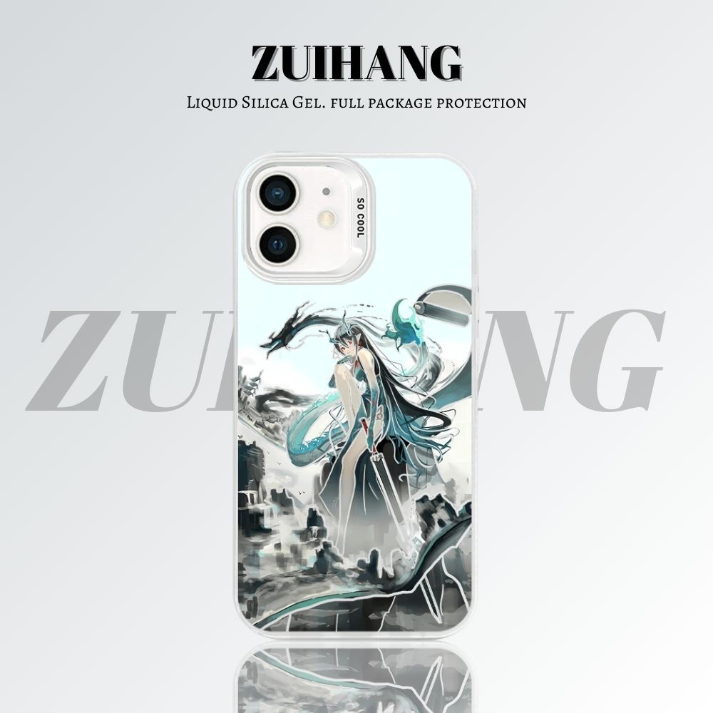 【大集合2.0】動漫彩銀線條漸變防摔手機殼-ZUIHANG SHOP