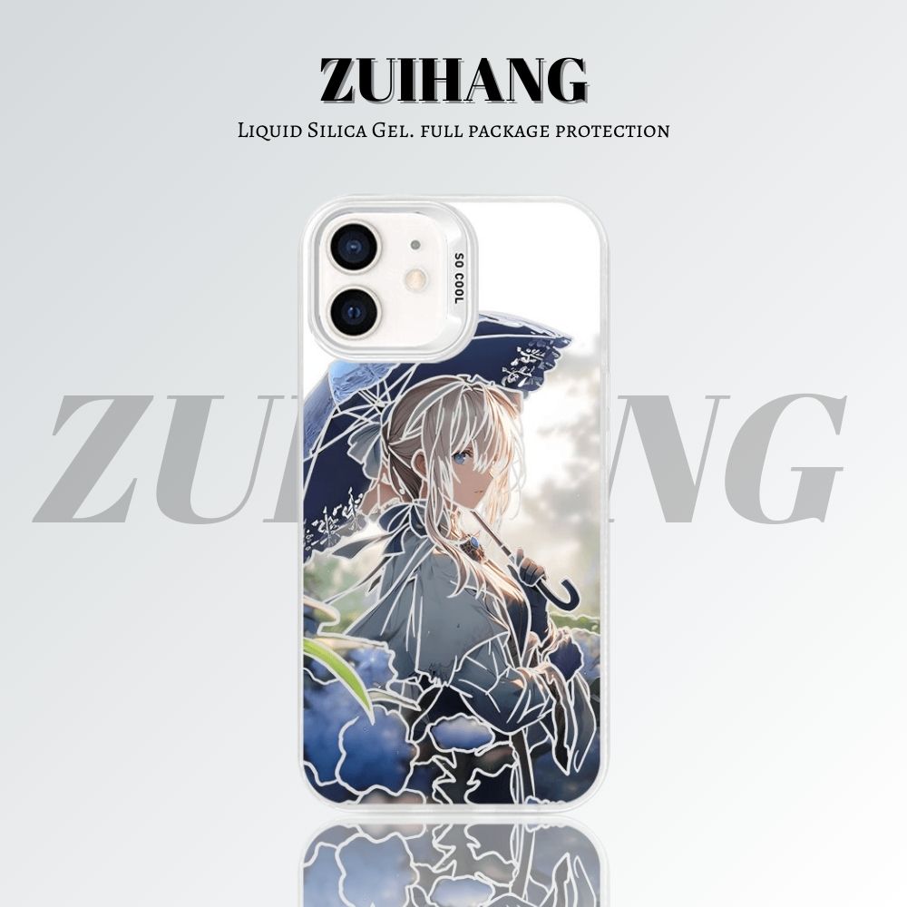 【大集合2.0】動漫彩銀線條漸變防摔手機殼-ZUIHANG SHOP