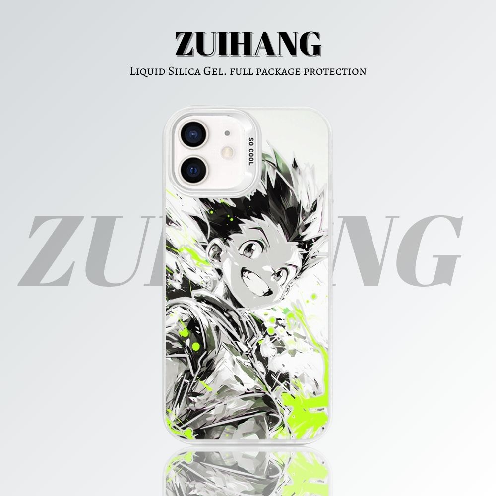 【大集合2.0】動漫彩銀線條漸變防摔手機殼-ZUIHANG SHOP