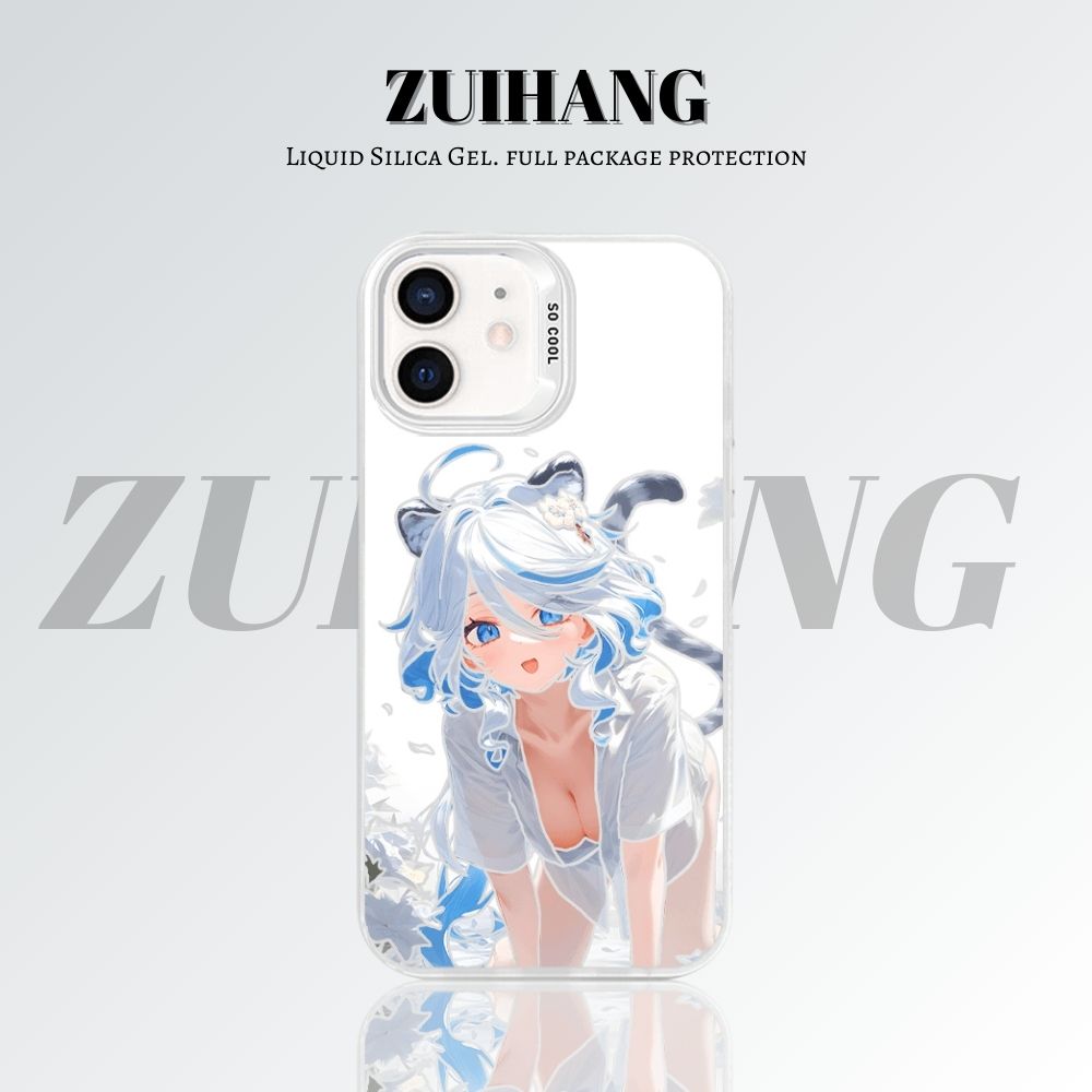 【大集合2.0】動漫彩銀線條漸變防摔手機殼-ZUIHANG SHOP