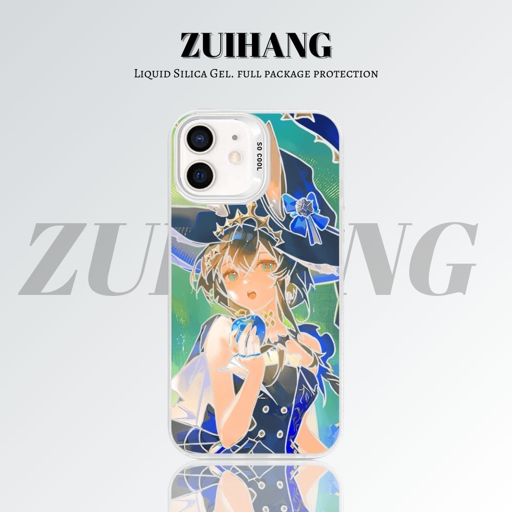 【大集合2.0】動漫彩銀線條漸變防摔手機殼-ZUIHANG SHOP