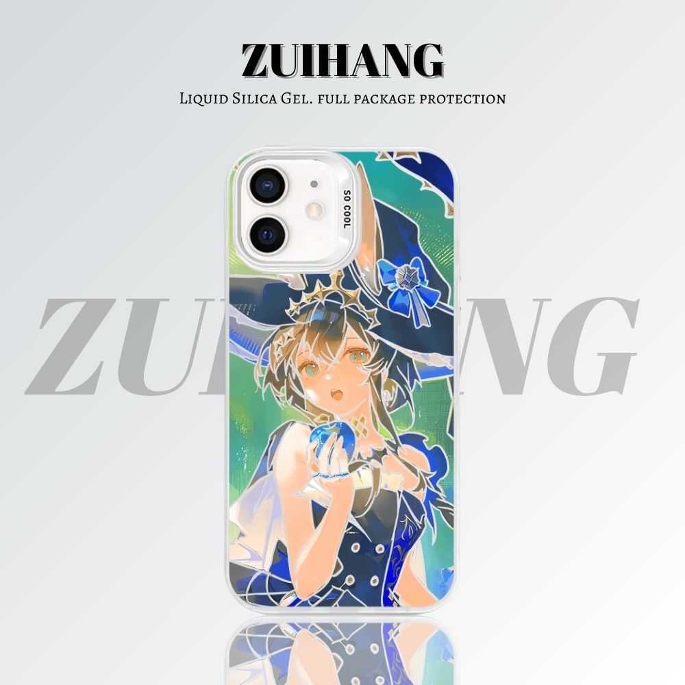 【大集合2.0】動漫彩銀線條漸變防摔手機殼-ZUIHANG SHOP