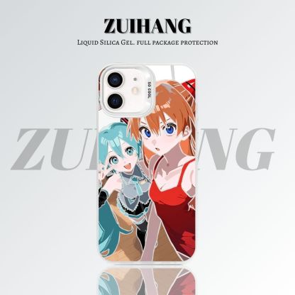 【大集合2.0】動漫彩銀線條漸變防摔手機殼-ZUIHANG SHOP