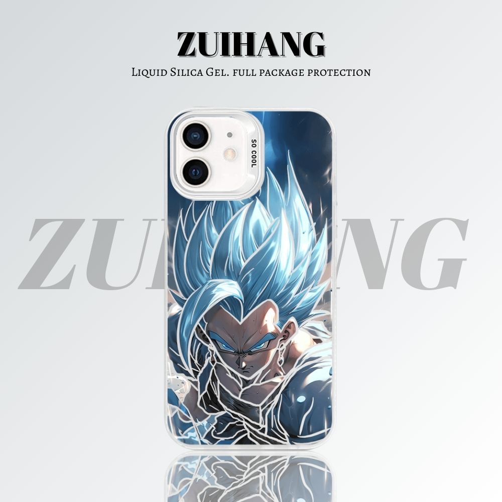 七龍珠彩銀線條漸變防摔手機殼-ZUIHANG SHOP