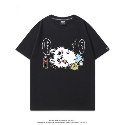 Chiikawa 2025親子情侶男女同款 印花短袖T恤-ZUIHANG SHOP