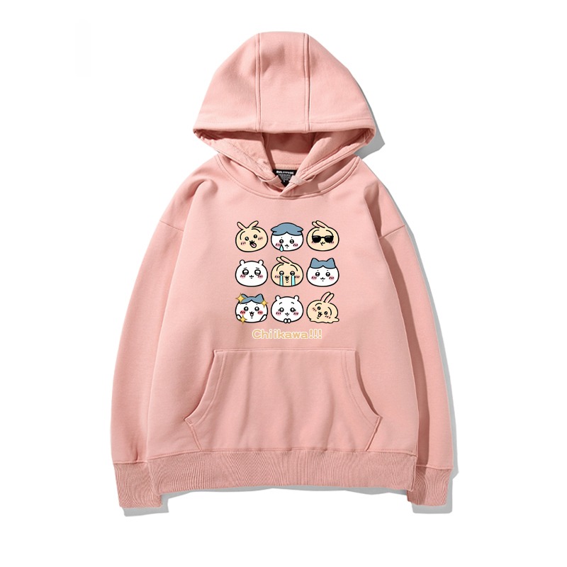 Chiikawa 2025秋冬新款 親子情侶男女連帽衛衣