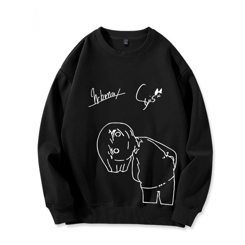 Yorushika 秋冬新款 親子情侶裝圓領長袖