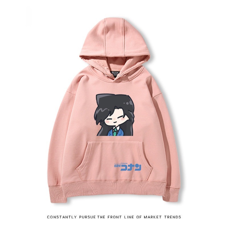 名偵探柯南 秋冬新款 親子情侶裝連帽衛衣