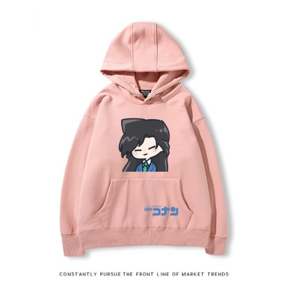 名偵探柯南 秋冬新款 親子情侶裝連帽衛衣